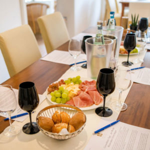 Tisch für Tagung
