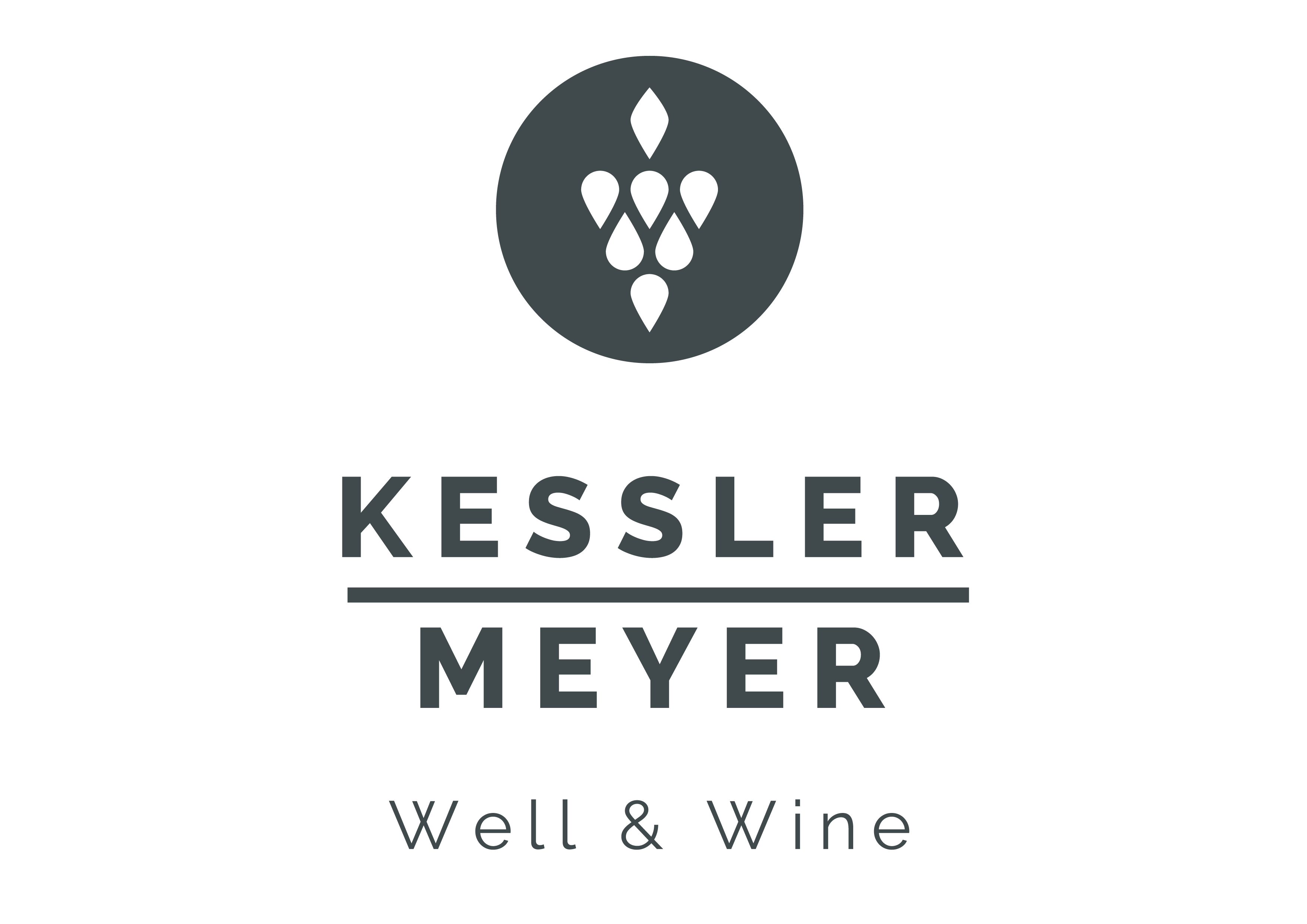 Logo des Hotel Kessler-Meyer mit Subline "Well & Wine"